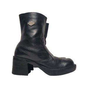 Harley-Davidson Women's Black Leather Boots